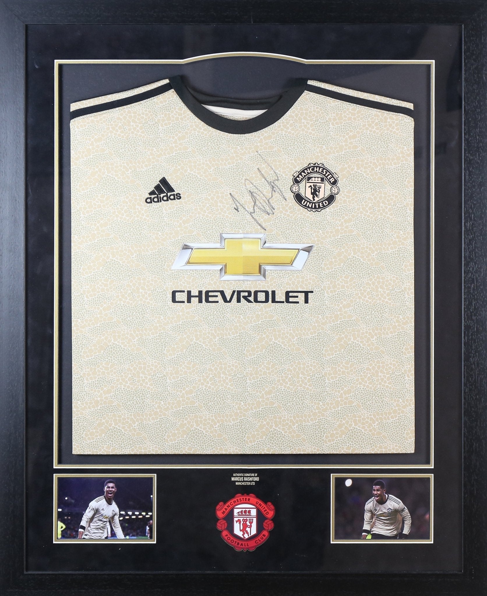 Marcus Rashford Signed Shirt Framed Display - Memorabilia Framers Shop